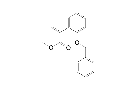 Benzeneacetic acid, alpha-methylene-2-(phenylmethoxy)-, methylester