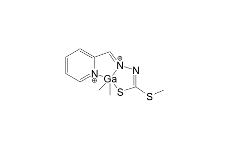 (2-Formylpyridine-S-methyldithiocarbazate)dimethylgallium