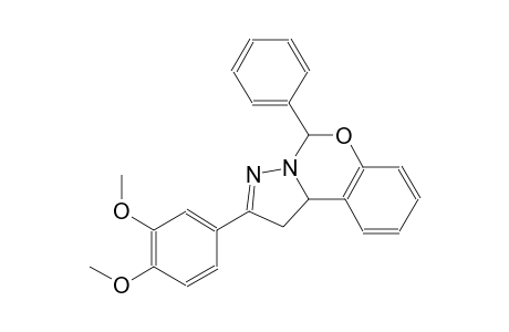 2-(3,4-dimethoxyphenyl)-5-phenyl-1,10b-dihydropyrazolo[1,5-c][1,3]benzoxazine