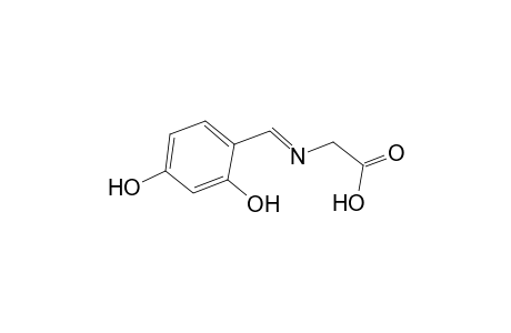 Acetic acid, 2-(2,4-dihydroxybenzylidenamino)-