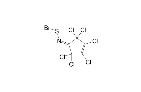 HEXACHLORO-3-CYCLOPENTENYLIDENAMINOSULFENYL-BROMIDE