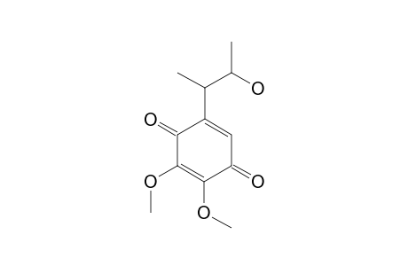 5-(2-hydroxy-1-methyl-propyl)-2,3-dimethoxy-p-benzoquinone