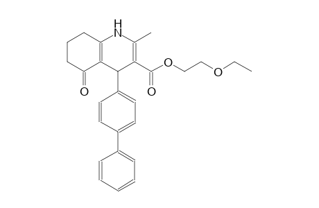 3-quinolinecarboxylic acid, 4-[1,1'-biphenyl]-4-yl-1,4,5,6,7,8-hexahydro-2-methyl-5-oxo-, 2-ethoxyethyl ester