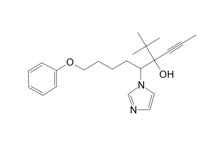 1H-Imidazole-1-ethanol, alpha-(1,1-dimethylethyl)-beta-(4-phenoxybutyl)-alpha-1-propynyl-