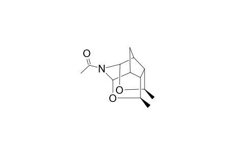 (1R,7R)-4-Acetyl-1,7-dimethyl-4-aza-2,6-dioxatetracyclo[5.4.1.0(3,11).0(5,9).0(8,12)]dodecane