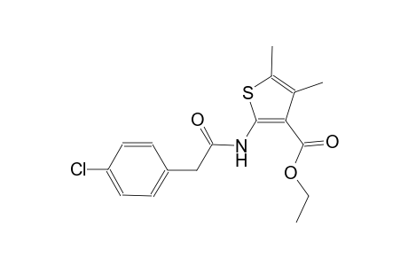 ethyl 2-{[(4-chlorophenyl)acetyl]amino}-4,5-dimethyl-3-thiophenecarboxylate