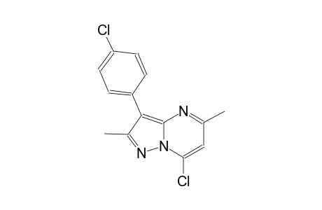 7-chloro-3-(4-chlorophenyl)-2,5-dimethylpyrazolo[1,5-a]pyrimidine