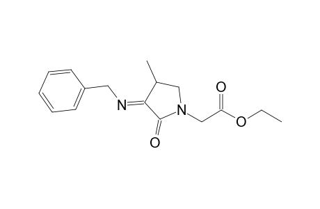 N-Ethyloxycarbonylmethyl-3-benzylimino-4-methyl-2-pyrrolidinone