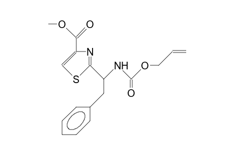 2-(<S>-1-Allyloxycarbonylamino-2-phenyl-ethyl)-4-methoxycarbonyl-thiazole