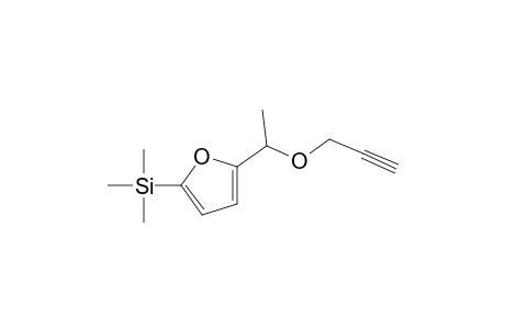 .alpha.-Methyl-5-(trimethylsilyl)-2-furfuryl propargyl ether