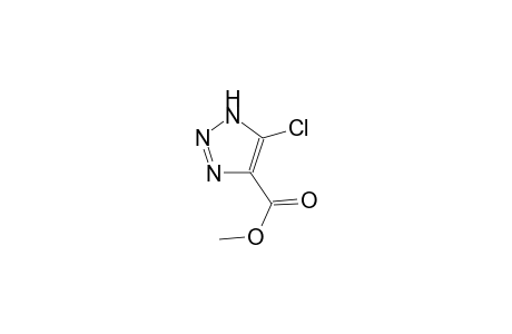 1H-1,2,3-triazole-4-carboxylic acid, 5-chloro-, methyl ester