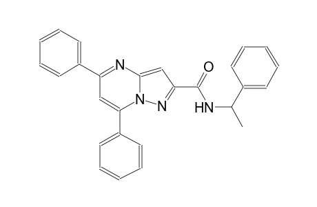 5,7-diphenyl-N-(1-phenylethyl)pyrazolo[1,5-a]pyrimidine-2-carboxamide