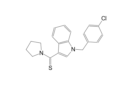 1H-indole, 1-[(4-chlorophenyl)methyl]-3-(1-pyrrolidinylcarbonothioyl)-