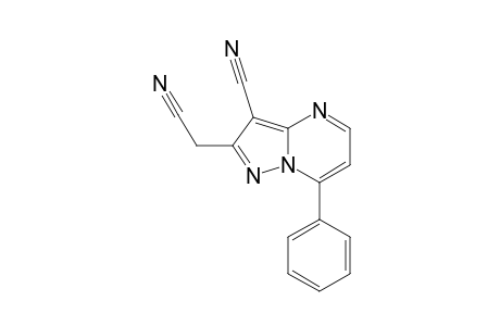 Pyrazolo[1,5-a]pyrimidine-2-acetonitrile, 3-cyano-7-phenyl-