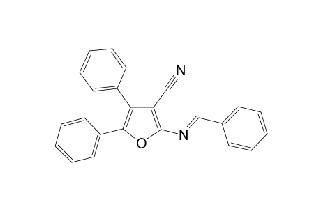 2-[(E)-benzalamino]-4,5-diphenyl-3-furonitrile
