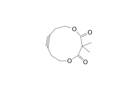 3,3-Dimethyl-1,5-dioxacycloundec-8-yne-2,4-dione