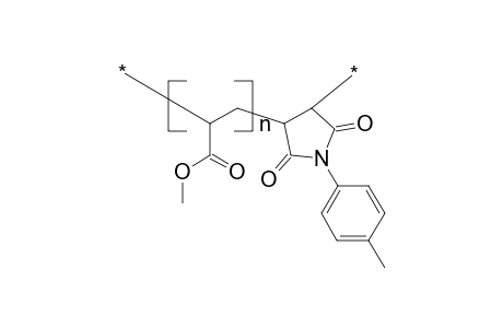 Poly(methyl acrylate-co-n-p-tolylmaleimide)