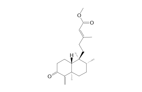 3-OXOClERODA-4(18),13-DIEN-15-OATE