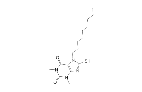 1H-Purine-2,6-dione, 3,7-dihydro-8-mercapto-1,3-dimethyl-7-nonyl-