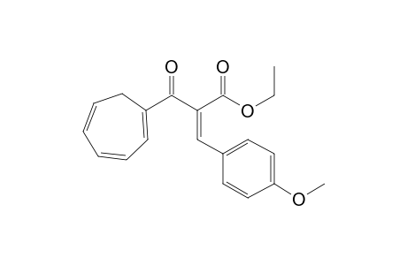 (E)-Ethyl 3-(cyclohepta-1,3,5-trien-1-yl)-2-(4-methoxybenzylidene)-3-oxopropionate