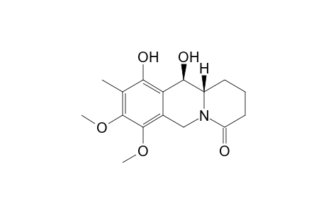 (11S,11aS)-(-)10,11-Dihydroxy-7,8-dimethoxy-9-methyl-1,3,4,6,11,11a-hexahydro-2H-benzo[b]quinolizin-4-one