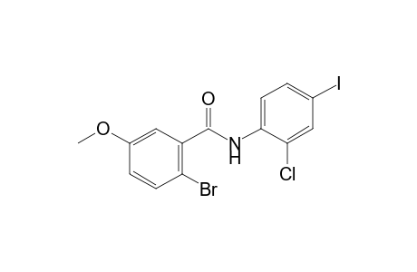 6-bromo-2'-chloro-4'-iodo-m-anisanilide