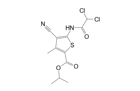 isopropyl 4-cyano-5-[(dichloroacetyl)amino]-3-methyl-2-thiophenecarboxylate