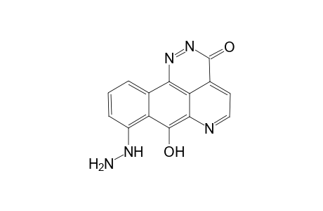 7-Hydrazino-8-hydroxy-2H-benzo2,3-g]pyridazino[4,5-d,e]quinolin-3-one