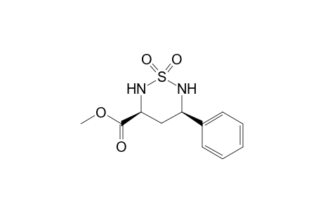 cis-methyl (3S)-5-phenyl-1,2,6-thiadiazinane-3-carboxylate 1,1-dioxide