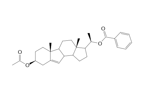 7-nor-Pregn-5-ene-3.beta.,20-diyl 3-Acetate 20-Benzoate