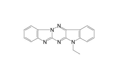 Benzimidazo[1,2-b]indolo[2,3-E]1,2,4-triazine, 5-ethyl-