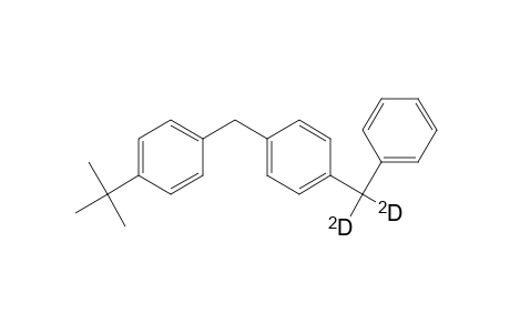 4-([a,a-dideutero]-benzyl)-4'-tert-butyldiphenylmethane