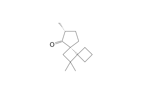 (5R*,7S*)-7,11,11-Trimethyldispiro[3.0.4.2]undecan-6-one