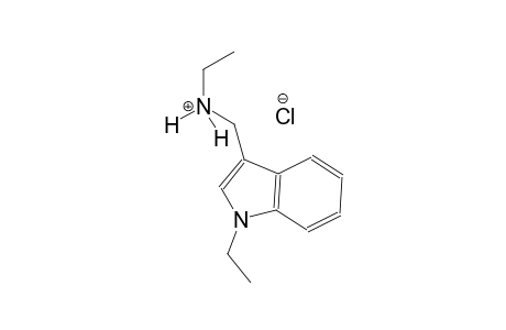 1H-indole-3-methanaminium, N,1-diethyl-, chloride