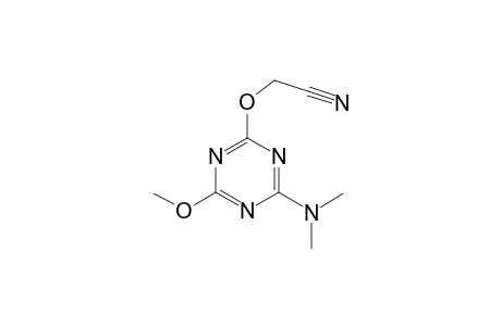 2-[[4-(dimethylamino)-6-methoxy-1,3,5-triazin-2-yl]oxy]acetonitrile