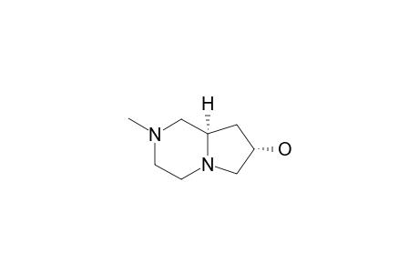 (6S,8R)-8-HYDROXY-4-METHYL-1,4-DIAZABICYClO-[4.3.0]-NONANE
