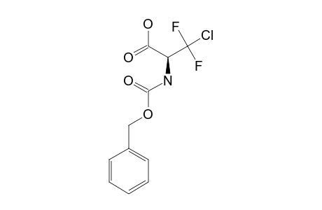 (-)-(2R)-N-BENZYLOXYCARBONYL-3-CHLORO-3,3-DIFLUOROALANINE