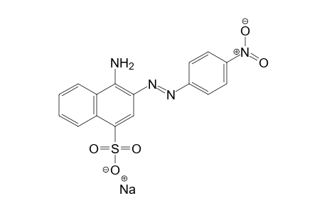 1-Naphthalenesulfonic acid, 4-amino-3-[(4-nitrophenyl)azo]-