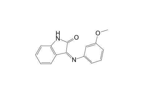 2H-Indol-2-one, 1,3-dihydro-3-[(3-methoxyphenyl)imino]-