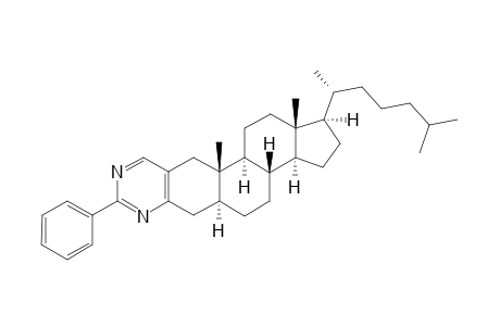 2'-Phenyl-5.alpha.-cholest-2-eno[3,2-d]pyrimidine
