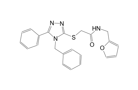 acetamide, N-(2-furanylmethyl)-2-[[5-phenyl-4-(phenylmethyl)-4H-1,2,4-triazol-3-yl]thio]-