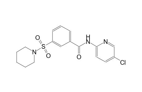 benzamide, N-(5-chloro-2-pyridinyl)-3-(1-piperidinylsulfonyl)-
