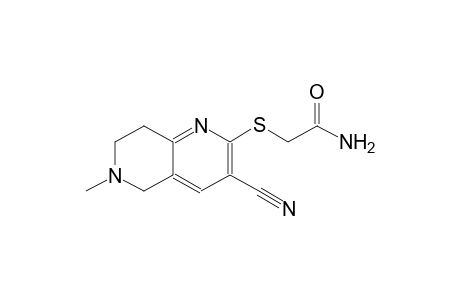 2-[(3-cyano-6-methyl-5,6,7,8-tetrahydro[1,6]naphthyridin-2-yl)sulfanyl]acetamide