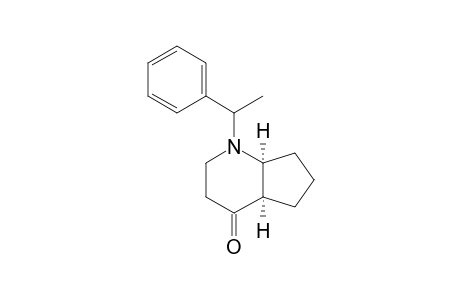 cis-N-(.alpha.-phenylethyl)octahydro-4-pyrindone