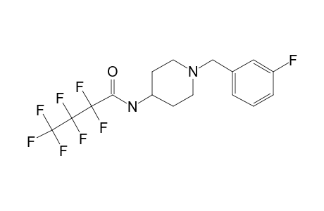 1-(3-Fluorobenzyl)-4-piperidinamine, N-heptafluorobutyryl-