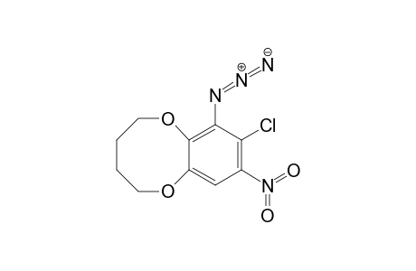 7-Azido-8-chloranyl-9-nitro-2,3,4,5-tetrahydro-1,6-benzodioxocine