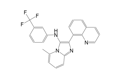 5-methyl-2-(8-quinolinyl)-N-[3-(trifluoromethyl)phenyl]imidazo[1,2-a]pyridin-3-amine