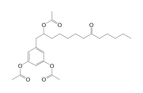 5-(2-ACETOXY-8-OXOTRIDECYL)-RESORCINOL-DIACETATE