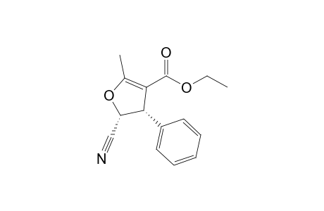 (4S,5R)-5-Cyano-2-methyl-4-phenyl-4,5-dihydrofuran-3-carboxylic acid ethyl ester