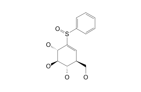 2-PHENYLSULFOXIDE-3-ALPHA,4-BETA,5-ALPHA-TRIHYDROXY-6-BETA-HYDROXYMETHYLCYClOHEX-1-ENE